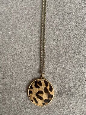 Silpada Gold-Tone Leopard Print Pendant Necklace - Women Jewelry